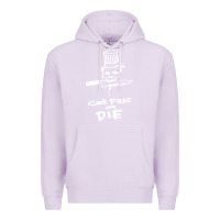 Lilac bourdain cook free or die Premium Hoodie - artisFamous