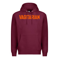Burgundy vagitarian Premium Hoodie - artisFamous