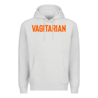 Dove Grey vagitarian Premium Hoodie - artisFamous