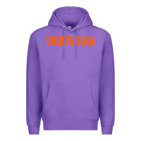 Purple vagitarian Premium Hoodie - artisFamous