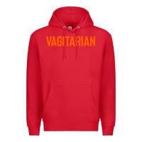 Red vagitarian Premium Hoodie - artisFamous