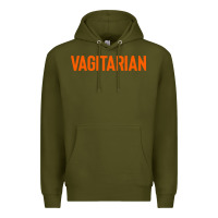 Army Green vagitarian Premium Hoodie - artisFamous