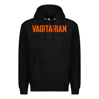 Black vagitarian Premium Hoodie - artisFamous