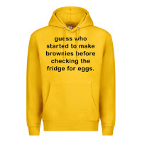 Lemon guess who started to make brownies Premium Hoodie - artisFamous