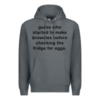 Rock guess who started to make brownies Premium Hoodie - artisFamous