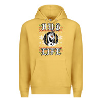 Antique Gold fro.zen o.l.a.f hug life ugly christmas sweater style shirt Premium Hoodie - artisFamous