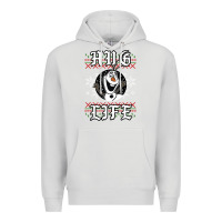 Dove Grey fro.zen o.l.a.f hug life ugly christmas sweater style shirt Premium Hoodie - artisFamous