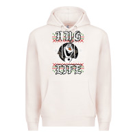 Pale Pink fro.zen o.l.a.f hug life ugly christmas sweater style shirt Premium Hoodie - artisFamous