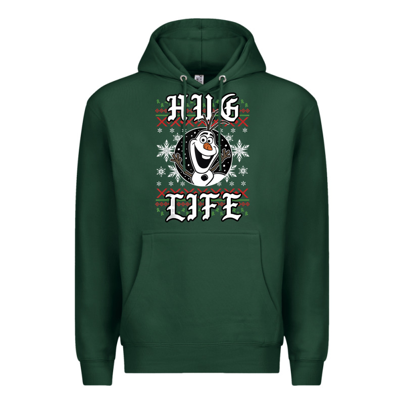 Fro.zen O.l.a.f Hug Life Ugly Christmas Sweater Style Shirt Premium Hoodie by artisFamous | Teevron