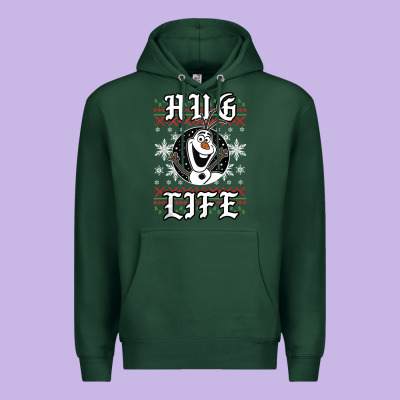 Fro.zen O.l.a.f Hug Life Ugly Christmas Sweater Style Shirt Premium Hoodie Designed By Artisfamous
