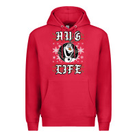 Cardinal fro.zen o.l.a.f hug life ugly christmas sweater style shirt Premium Hoodie - artisFamous