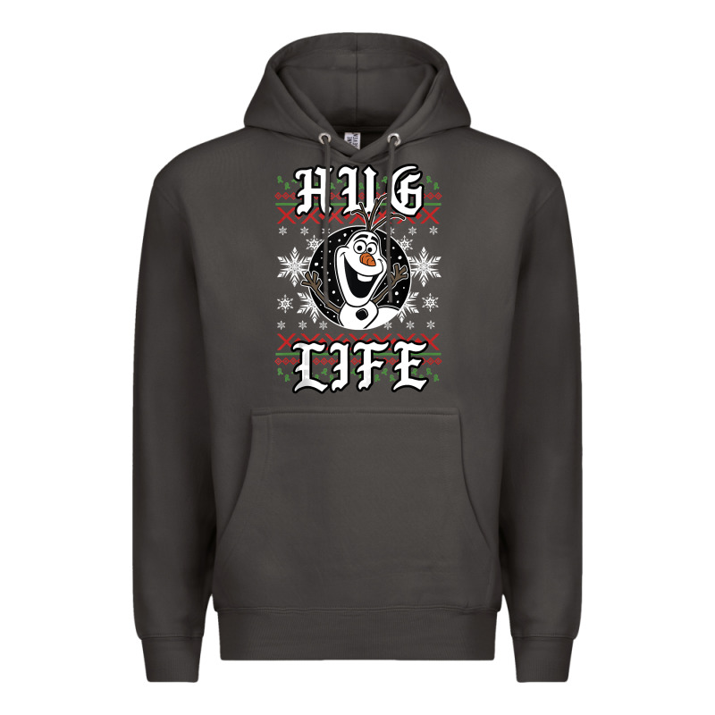 Fro.zen O.l.a.f Hug Life Ugly Christmas Sweater Style Shirt Premium Hoodie by artisFamous | Teevron