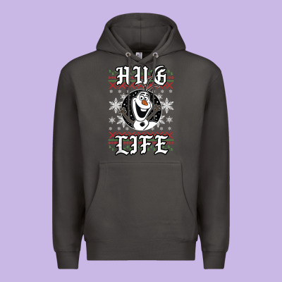 Fro.zen O.l.a.f Hug Life Ugly Christmas Sweater Style Shirt Premium Hoodie Designed By Artisfamous