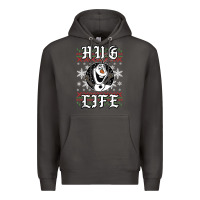 Smoke fro.zen o.l.a.f hug life ugly christmas sweater style shirt Premium Hoodie - artisFamous