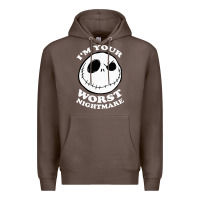 Coffee j.a.c.k  skel.ling.ton  worst nightmare t shirt Premium Hoodie - artisFamous