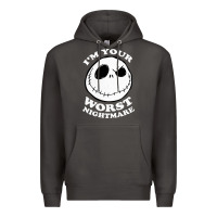 Smoke j.a.c.k  skel.ling.ton  worst nightmare t shirt Premium Hoodie - artisFamous