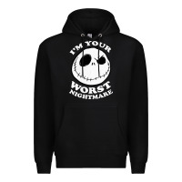 Black j.a.c.k  skel.ling.ton  worst nightmare t shirt Premium Hoodie - artisFamous