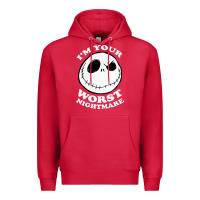 Cardinal j.a.c.k  skel.ling.ton  worst nightmare t shirt Premium Hoodie - artisFamous