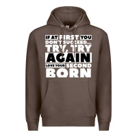 Coffee second born gifts Premium Hoodie - artisFamous
