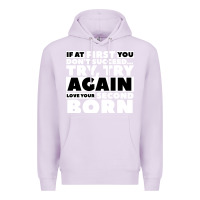 Lilac second born gifts Premium Hoodie - artisFamous