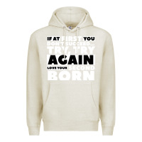 Oatmeal Heather second born gifts Premium Hoodie - artisFamous