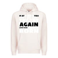Pale Pink second born gifts Premium Hoodie - artisFamous