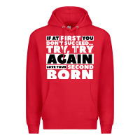 Red second born gifts Premium Hoodie - artisFamous