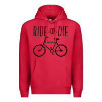 Cardinal ride or die bicycle Premium Hoodie - artisFamous