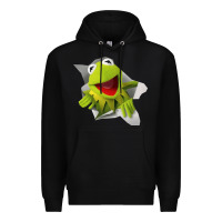 Black kermit the frog Premium Hoodie - artisFamous