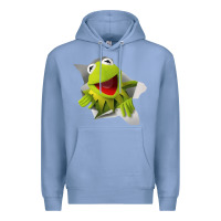 Colony Blue kermit the frog Premium Hoodie - artisFamous