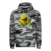 Slate Camo kermit the frog Premium Hoodie - artisFamous
