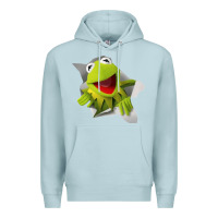 Blue Mist kermit the frog Premium Hoodie - artisFamous