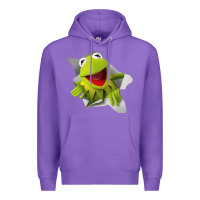 Purple kermit the frog Premium Hoodie - artisFamous