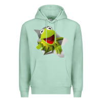 Seafoam kermit the frog Premium Hoodie - artisFamous