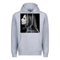 Heather Grey Barbra Streisand design Premium Hoodie - artisFamous