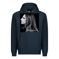 Navy Barbra Streisand design Premium Hoodie - artisFamous