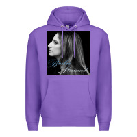Purple Barbra Streisand design Premium Hoodie - artisFamous