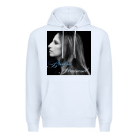 White Barbra Streisand design Premium Hoodie - artisFamous