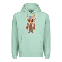 Seafoam Native OWL Premium Hoodie - artisFamous