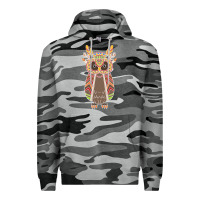 Slate Camo Native OWL Premium Hoodie - artisFamous