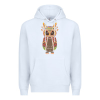 White Native OWL Premium Hoodie - artisFamous