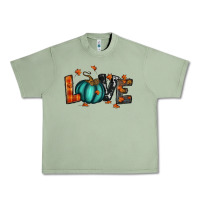 Oil Green fall love Urban Heavy Tee - RanaPortraitStore