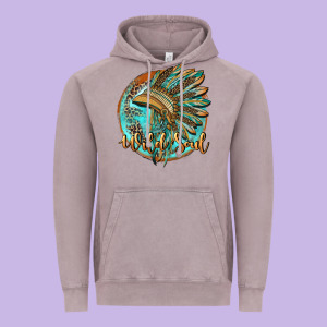 Wild Soul Vintage Hoodie Designed By Barkaloodesign