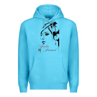 Ocean Blue Design barbra streisand Premium Hoodie - artisFamous