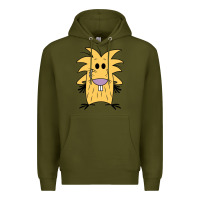Army Green norbet angry beaver Premium Hoodie - artisFamous