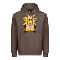 Coffee norbet angry beaver Premium Hoodie - artisFamous