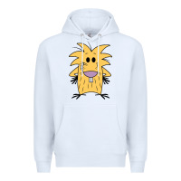 White norbet angry beaver Premium Hoodie - artisFamous
