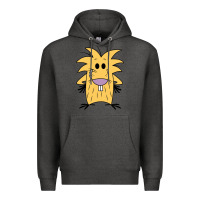 Charcoal Heather norbet angry beaver Premium Hoodie - artisFamous