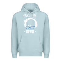Blue Mist bernie sanders for now Premium Hoodie - artisFamous