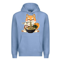Colony Blue shiba inu dog ramen Premium Hoodie - artisFamous